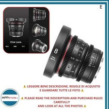 Meike Objectif Cinématique 8 Mm T2.9 MFT — Grand Angle Micro 4/3