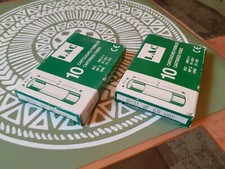 Lot 20 fusibles cartouches 6 A  8.5 / 31.5 mm 