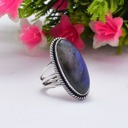 Bague labradorite noël - bague,