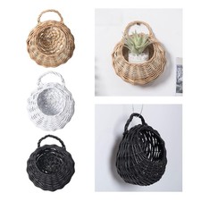 Panier de fleurs suspendu en