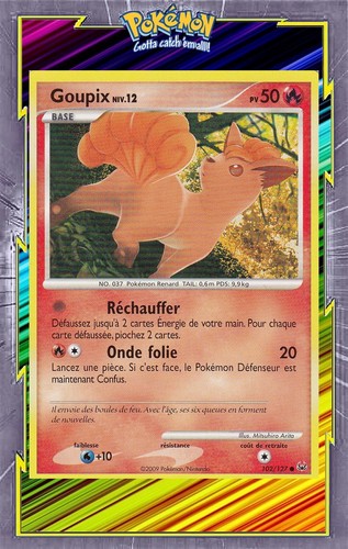 Goupix platine 102 127 - -,
