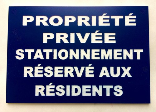 Panneau propriété privée - panneau,