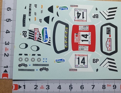 Decals alpine renault - 1/43,