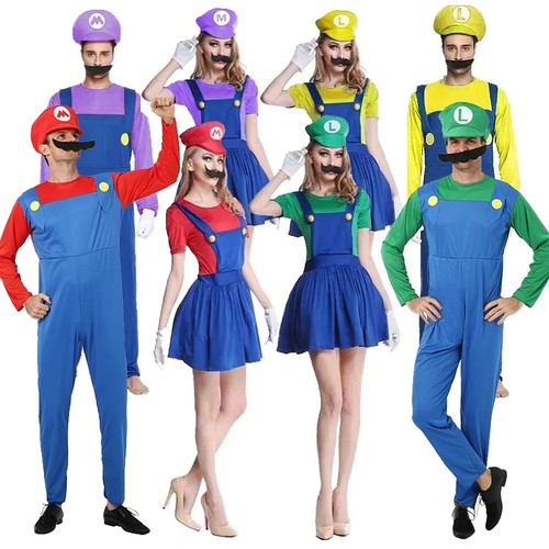 Mario luigi halloween cosplay - luigi,