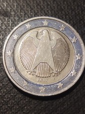 Pièce de monnaie Allemagne  2 euro 2017  Frapper F - Aigle - Tranche type B