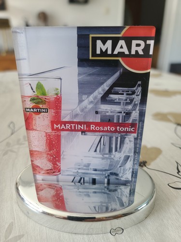 Porte menu martini table - martini, de