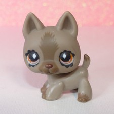 authentic littlest LPS 491 berger allemand german shepherd DOG CHIEN pet shop