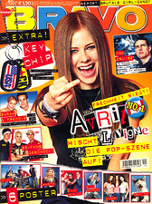 Magazine BRAVO n° 40/2002,  Avril LAVIGNE, CHARMED, Billy CRAWFORD, NATURAL ,B 3