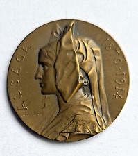 Médaille cuivre ALSACE 1870 1914 Occupation allemande Prudhomme Nid de Cigogne