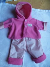 Vêtements  COROLLE  pour poupée  de 42 cm  tenue d hiver  (dès 2003)