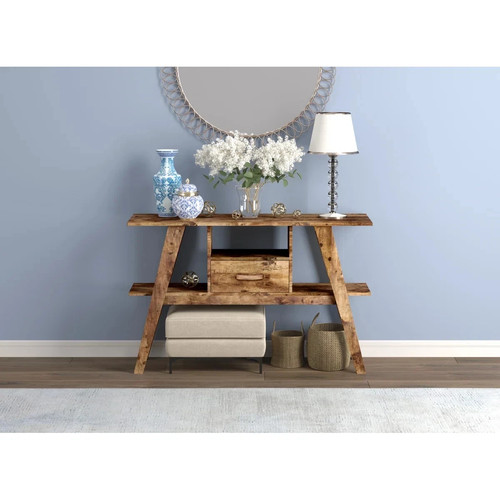Farmhouse Console Table Rustic