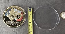 Grande MEDAILLE Plaqué Or GUERRE 14-18 WW1 Centenaire 1er Guerre 1918-2018