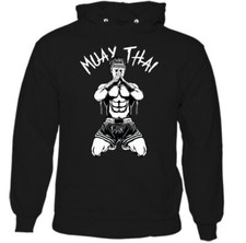 Muay Thaï Hommes Arts Martiaux Capuche Mma Kickers Boxe Tampons Gants Sport Top