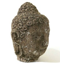 Tête De Bouddha Khmer En