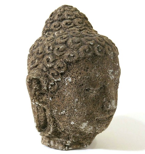 Tête bouddha khmer - de,