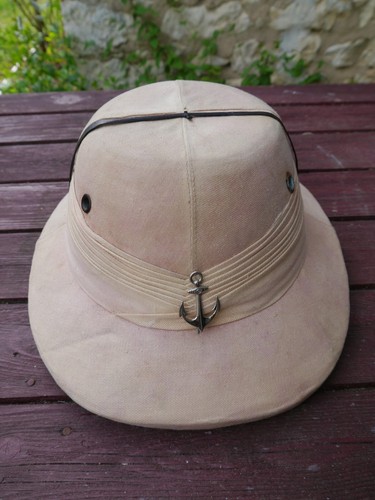 Casque colonial militaire - casque,