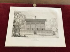 Gravure ancienne architecte - gravure,
