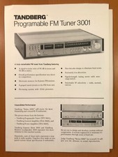 ORIGINAL TANDBERG 3001 FM