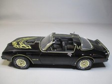 AT482 ERTL 1/18 PONTIAC TRANS-AM FIREBIRD 1977 NOIR REF - ETAT MOYEN