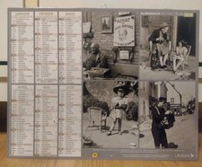Calendrier La Poste 2026. Almanach du Facteur. Scènes Rétro