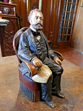 POT A TABAC en terre cuite  barbotine  par BERNARD BLOCH  "GAMBETTA   "BB 140