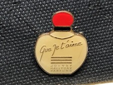 BROCHE ENAMEL JOHNNY HALLYDAY VERSION DORE PARFUM PERFUME FORMULA PARIS
