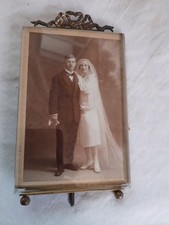 Cadre photo verre biseauté et