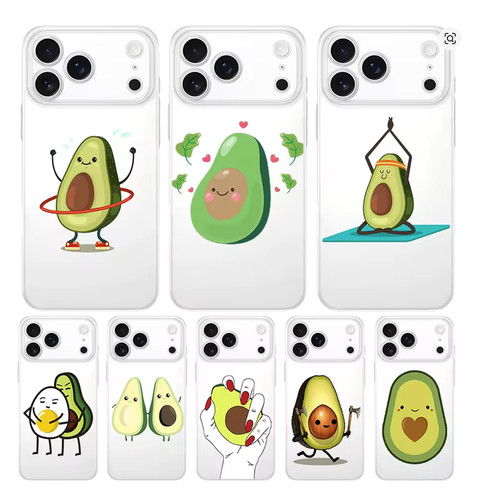 Cute green avocado coque - avocado,