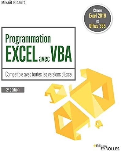 Programmation excel avec vba - excel,