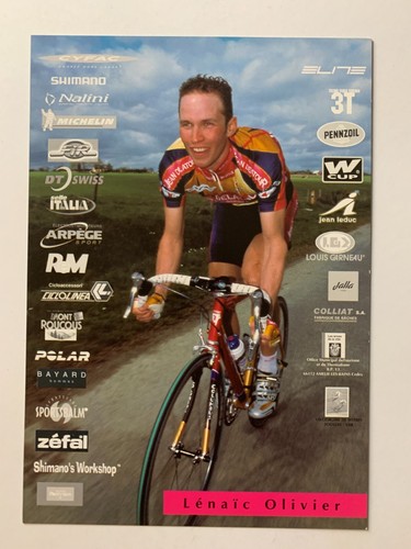 Carte photo cyclisme team - -,