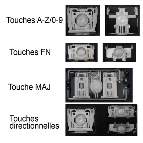 Touche clavier pour - touche, lenovo