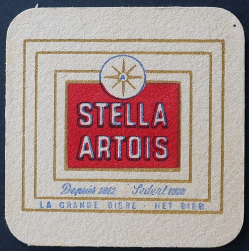 Sous bock bière stella - sous-bock,