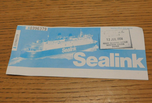 Vintage 1984 ticket billet - vintage,