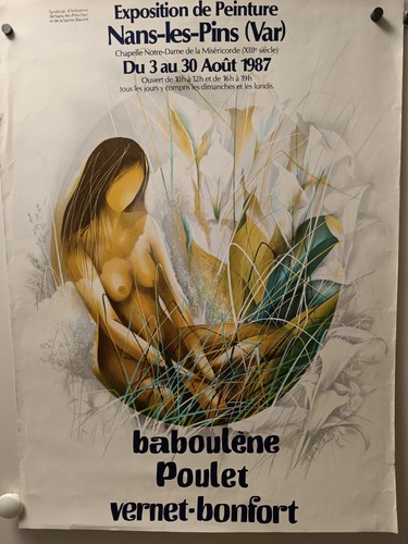 Affiche art exposition nans - ,