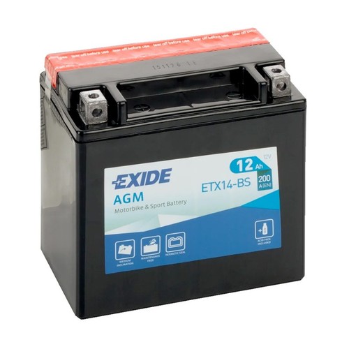 Batterie moto exide etx14 - moto,