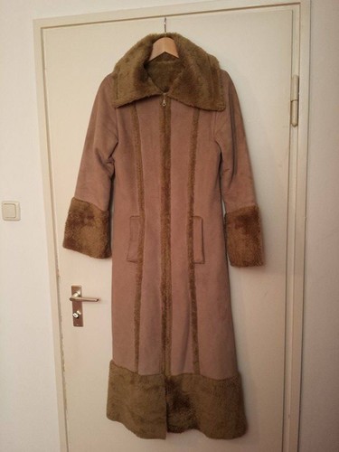 Manteau effet fourrure agneau - manteau,