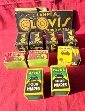 9 boites d'ampoules 6 V pour