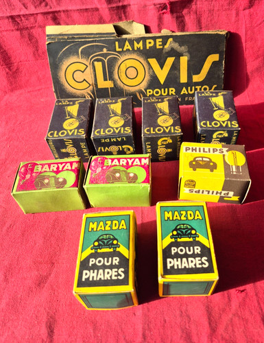 Boites ampoules v pour - 9,