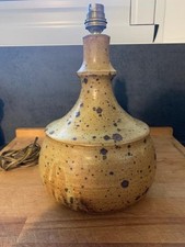 Pied de lampe en grès