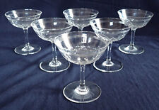 6 coupes à champagne -