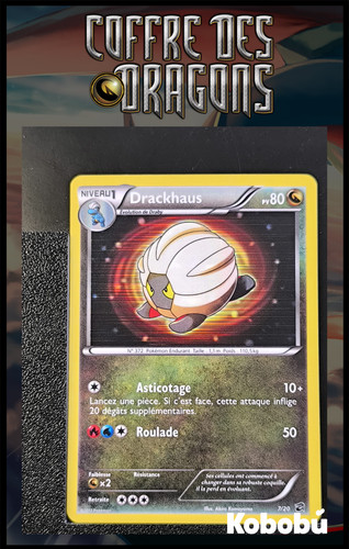 Carte pokémon drackhaus - carte,