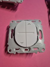 Schneider S261208 - Interrupteur Volet Roulant OVALIS Blanc (ancienne gamme) Occ