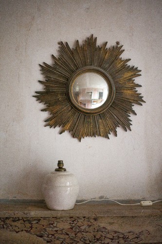 Lampe faïence craquelé - en,
