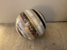 Boule Marqueterie De Marbre