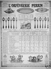 PUBLICITÉ 1927 L'ORFÈVRERIE