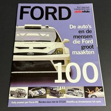 FORD 100 JAAR / 36p magazine brochure AUTOVISIE / 2003 NL Dutch / ST220 StreetKa