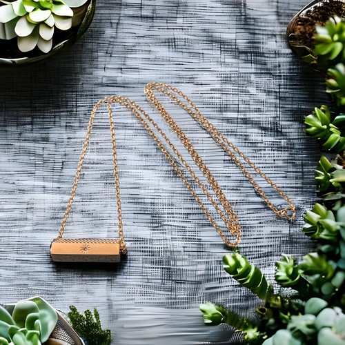 Collier talisman plaqué - collier,