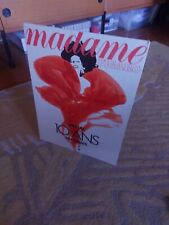 CARTON PUBLICITAIRE  , MAGASINE MADAME FIGARO , ILLUSTRE PAR RENE GRUAU