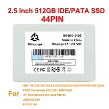512GB BINGOGO PATA IDE 44 Pin SSD For IBM Laptop T40 T41 T42 T43 X31 X32 X22 R51