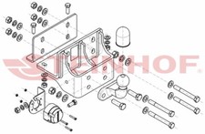 Neuf Attelage rigide fixe pour